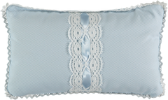 Baby lace pique pillow