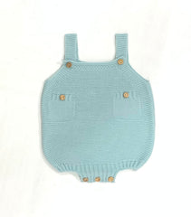 knitted overalls with pockets