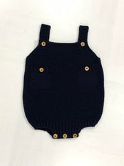 knitted overalls with pockets