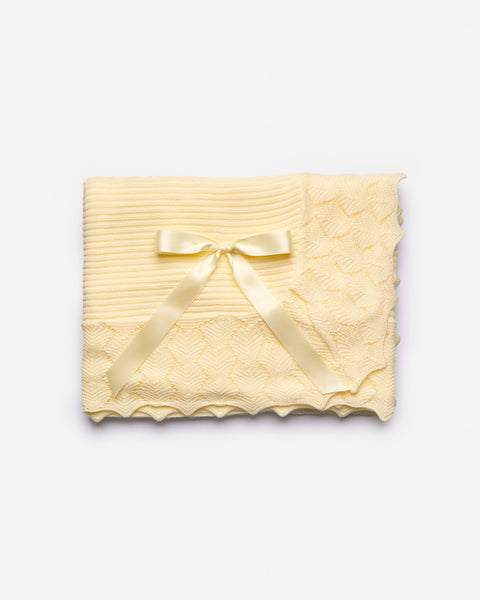 BABY LEAVES AND BODOQUES FRILLS BLANKET