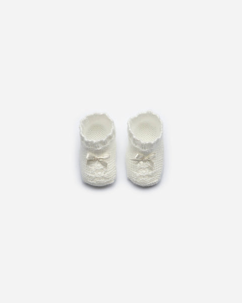 BABY CALADO UVES BOOTIES WITH MINI BOW