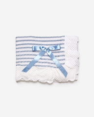 BABY STRIPED TWO COLORS BLANKET
