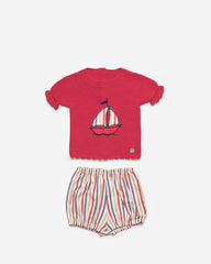 BOY BOAT AND STRIPED SET