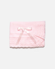 FRILLS WITH BOW BLANKET