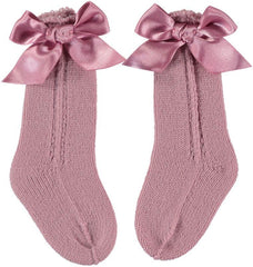 BABY GIRLS SOCKS WITH BOW INV21