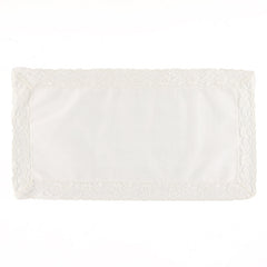 CHRISTENING WHITE SCARF WITH LACE