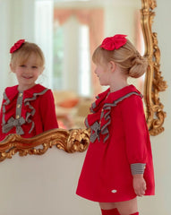GIRL'S RED DRESS CROOKFEET