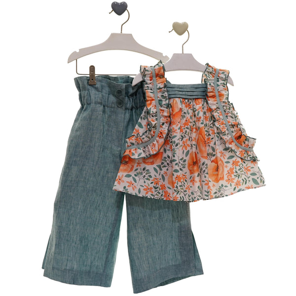 GIRLS OUTFIT WITH LONG TROUSERS ULISES COLLECTION
