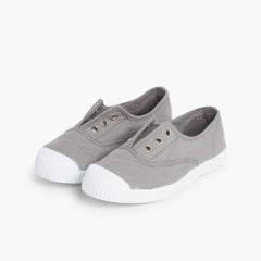 CANVAS SNEAKERS RUBBER WITHOUT LACES