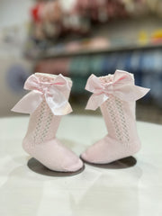 BABY GIRLS SOCKS WITH BOW INV22