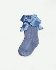 Baby Girls Knee high socks with bow